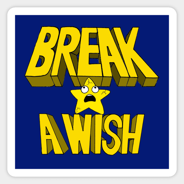 Break A Wish Podcast Sticker by Kicks And Giggles Entertainment